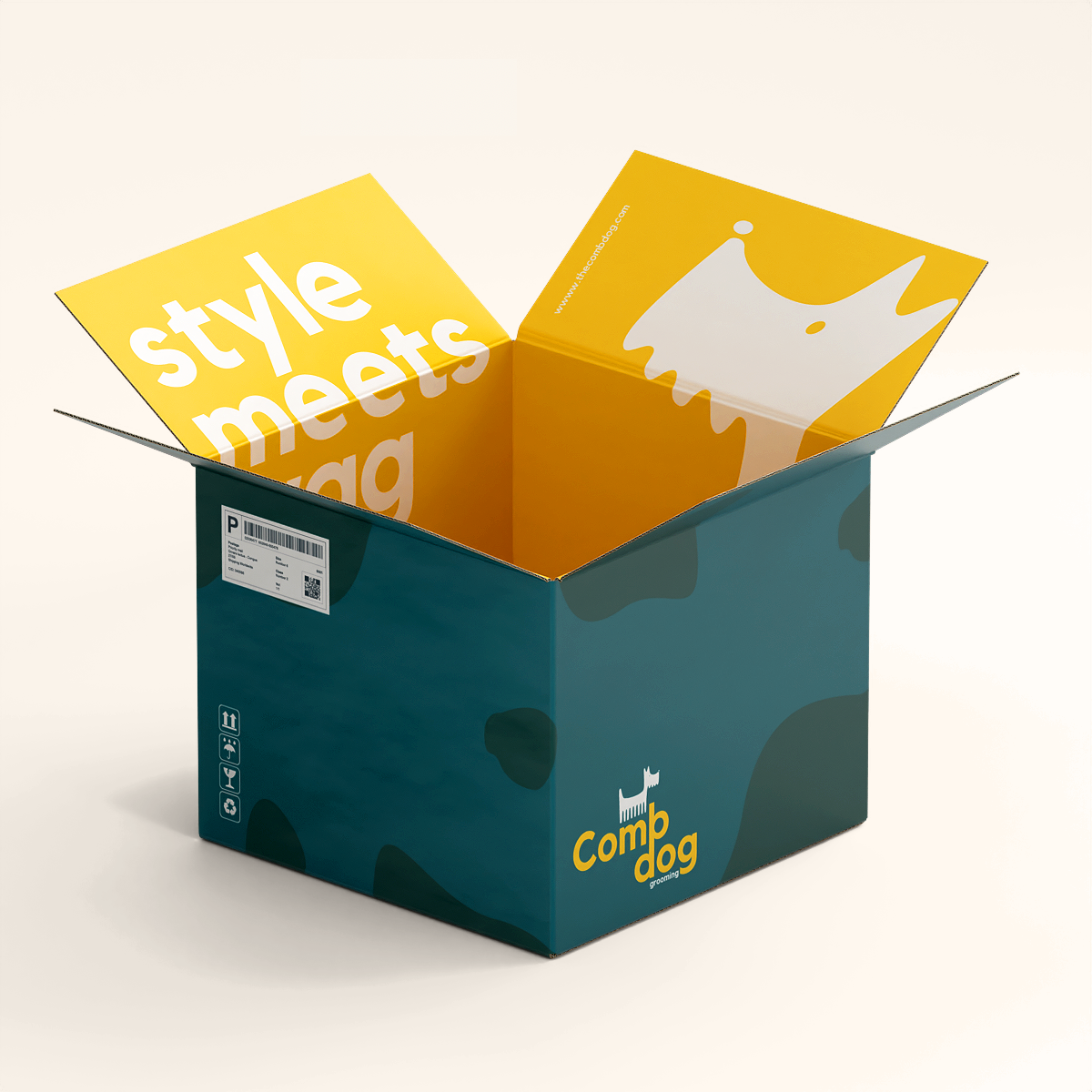 Shipping packaging sample