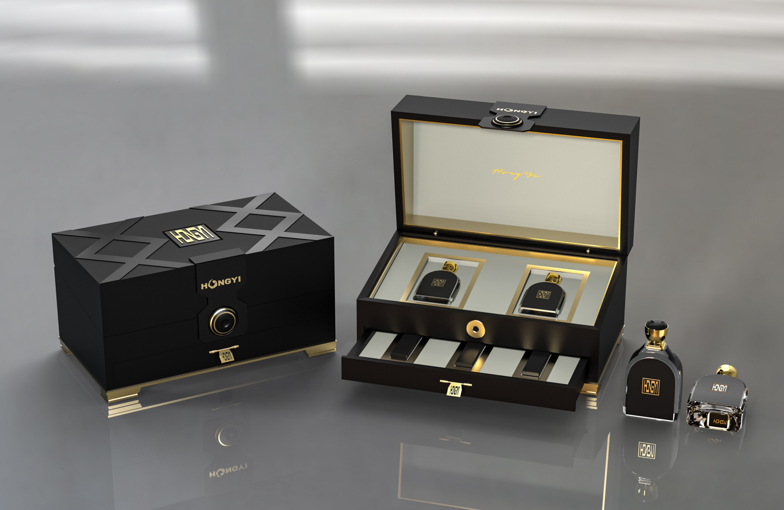 Fragrance packaging sample