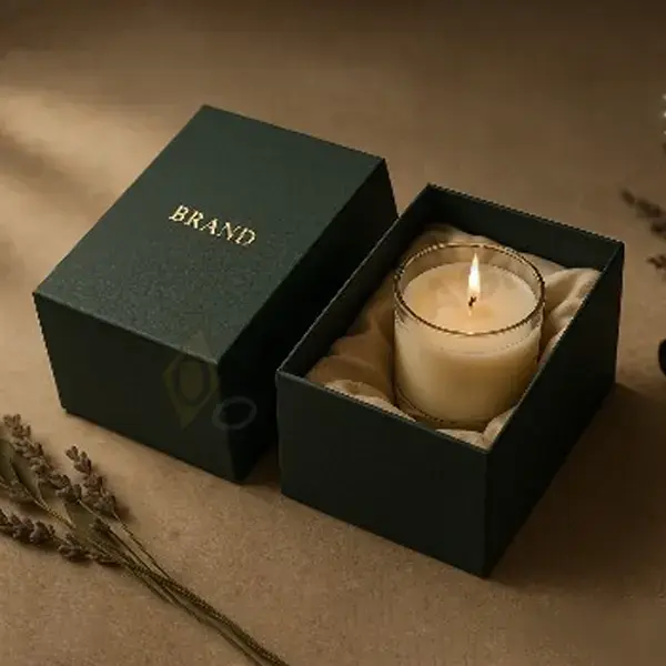 Candle packaging sample