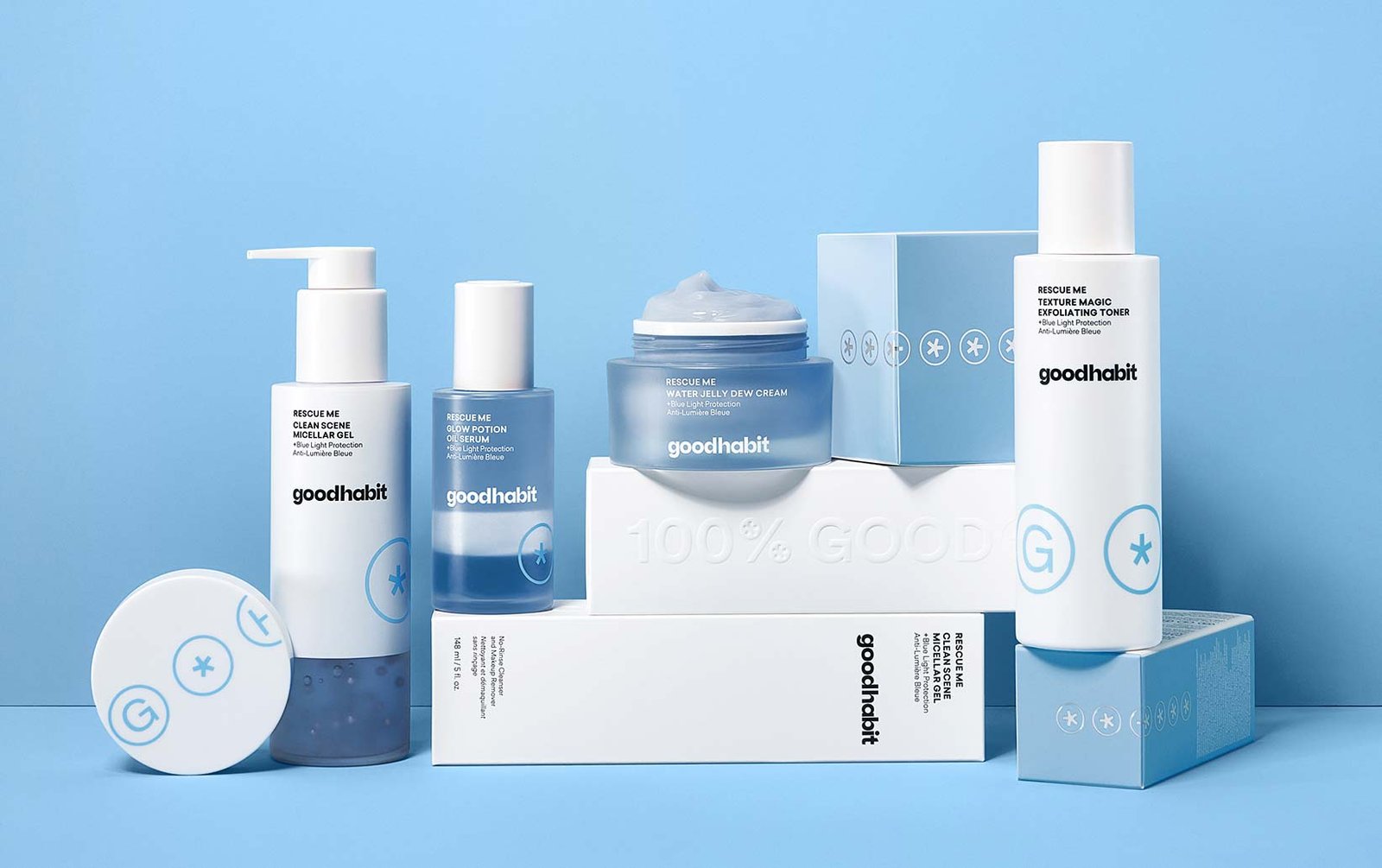 Cosmetics packaging sample