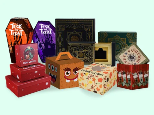 Holiday packaging sample
