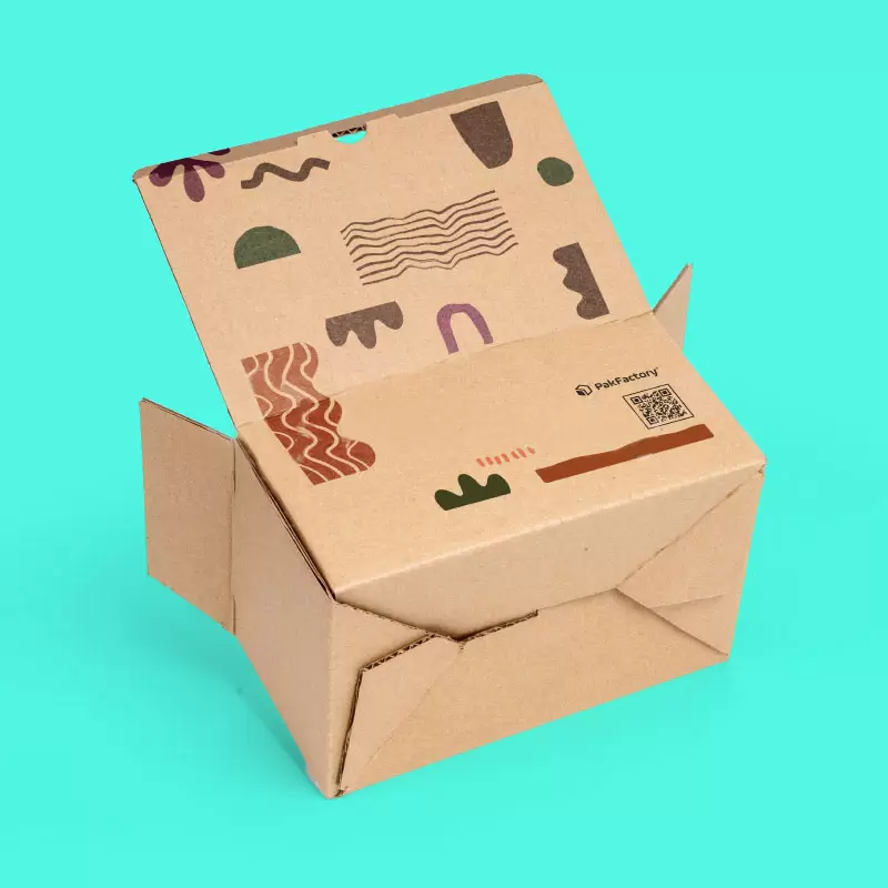 Auto Bottom Boxes packaging sample